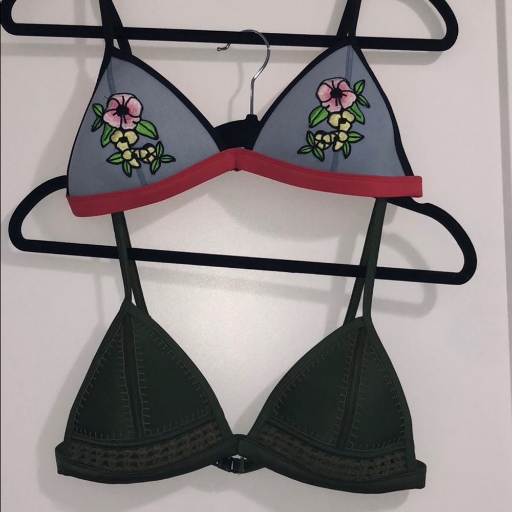 Two TRIANGL Bikini Tops